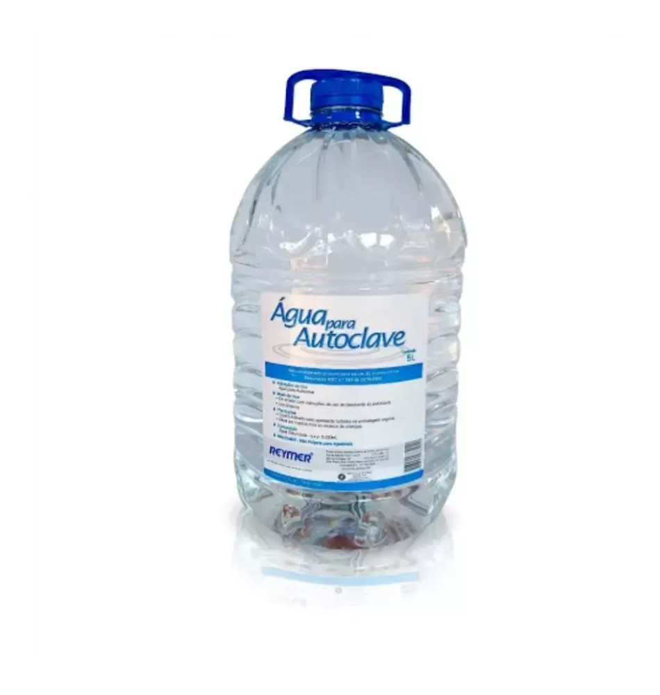 Água Destilada para Autoclave 5L – Reymer
