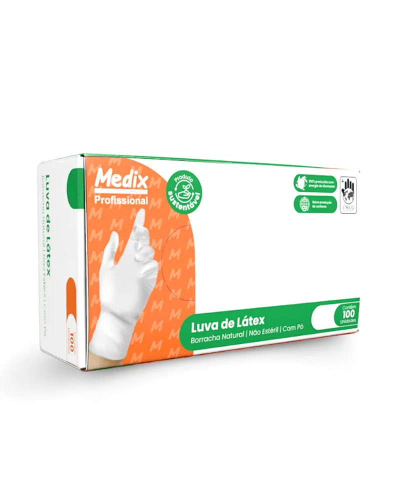 Luva de Procedimento Látex - Com Pó