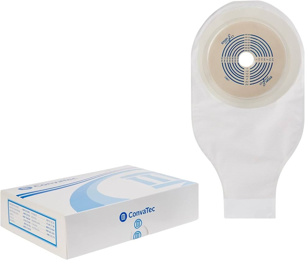 Bolsa de Colostomia Transparente Active Life Drenável Recor. 19-64mm