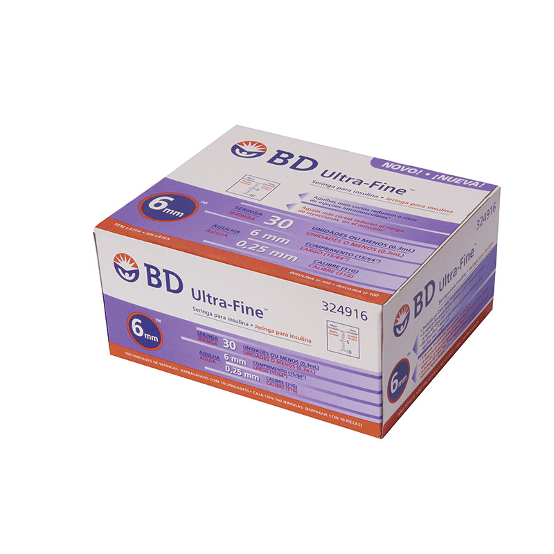 Seringa de Insulina BD 6mm - Ultra Fine
