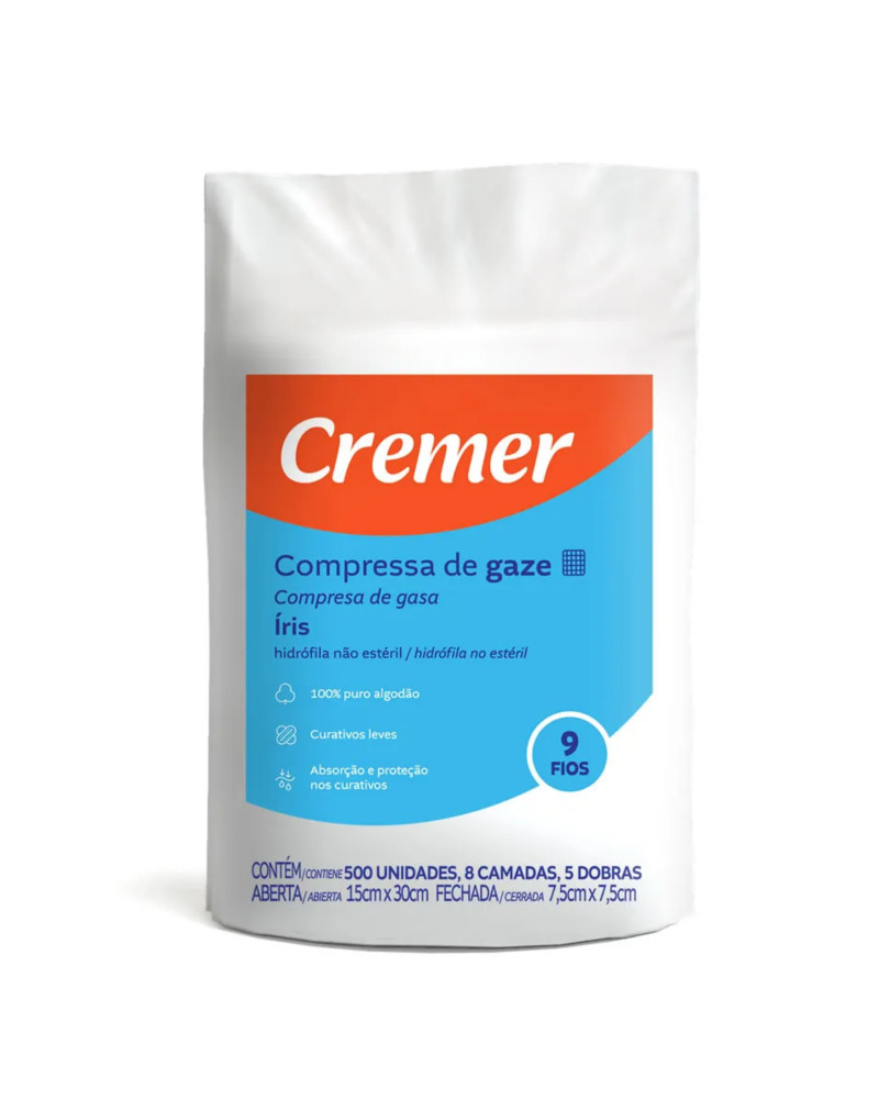 Compressa Não Estéril 13 fios - Cremer